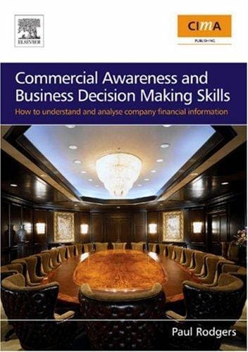 Commercial awareness and business decision-making skills