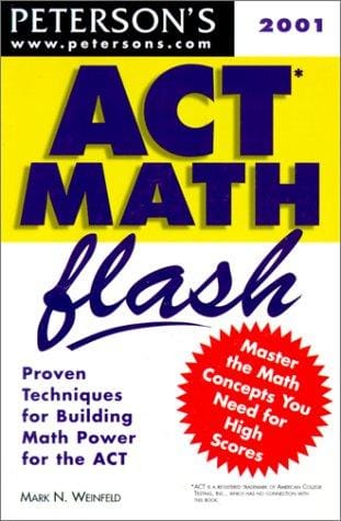Peterson's Act Math Flash 2001