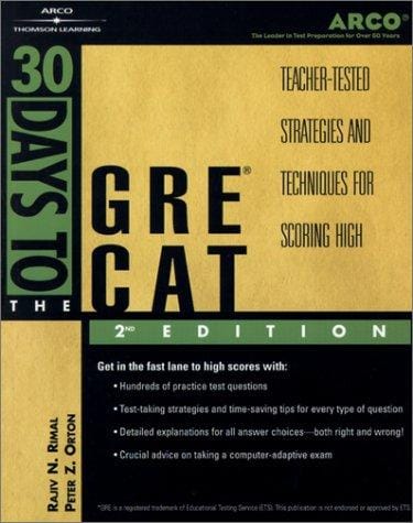 30 Days to the GRE CAT , 2nd ed