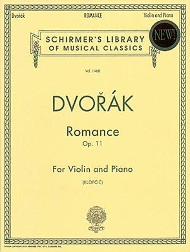 Romance, op. 11, for violin and piano
