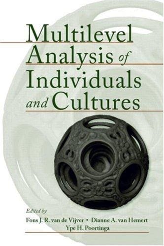 Multilevel analysis of individuals and cultures