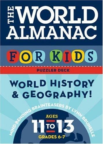 The World Almanac for Kids Puzzler Deck: World History and Geography