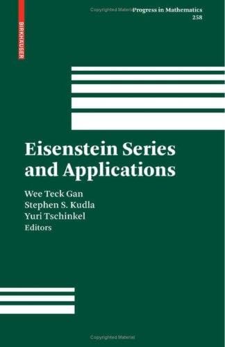 Eisenstein series and applications