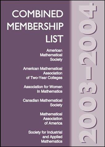 Combined Membership List 2003--2004