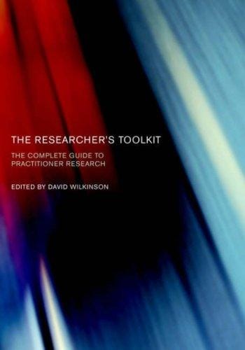 The researcher's toolkit