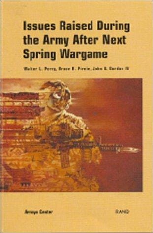 Issues Raised During the 1998 Army After Next Spring Wargame