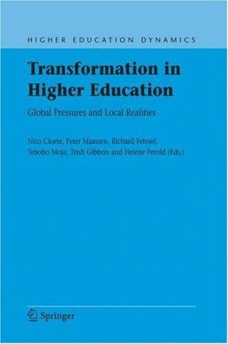 Transformation in higher education
