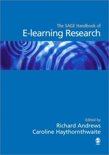 The Sage handbook of e-learning research