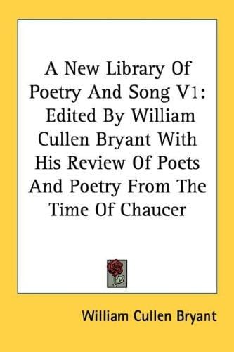 A New Library Of Poetry And Song V1