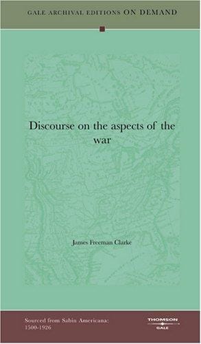 Discourse on the aspects of the war