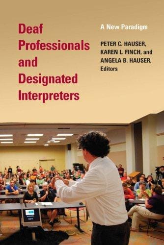 Deaf professionals and designated interpreters