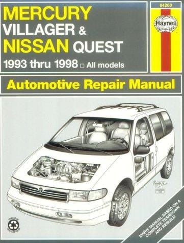 Mercury Villager&Nissan Quest Automotive Repair Manual