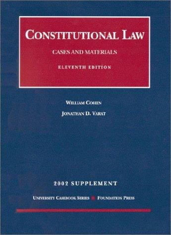 Supplement to Constitutional Law