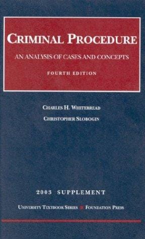 2003 Supplement to Criminal Procedure