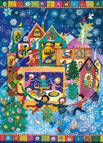 699 - Festive Village Boxed Holiday Cards
