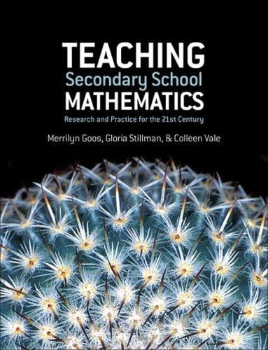 Teaching secondary school mathematics