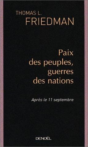 Paix des peuples, guerres des nations