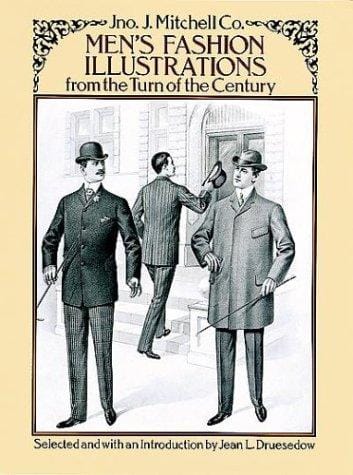 Men's fashion illustrations from the turn of the century