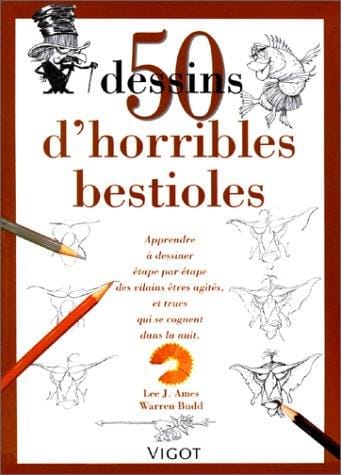 50 dessins d'horribles bestioles