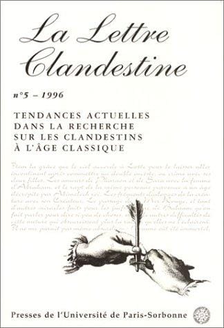 La Lettre clandestine, numéro 5, 1996