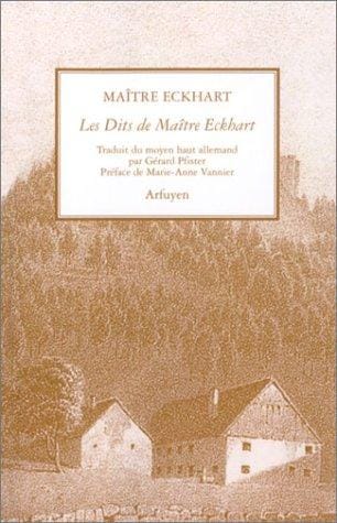 Les Dits de Maître Eckhart