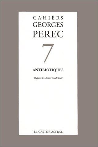 Cahiers Georges Perec, numéro 7