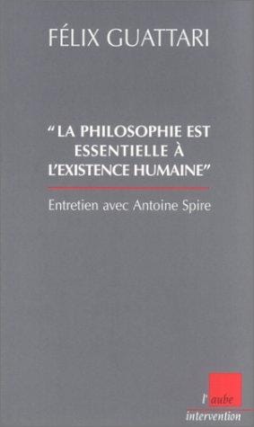 La philosophie est quelque chose d'essentiel