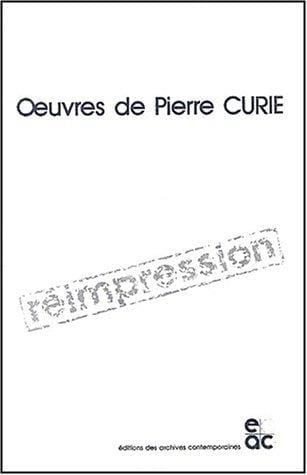 Oeuvres de Pierre Curie