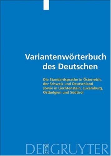 Variantenwörterbuch des Deutschen
