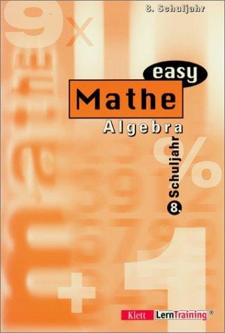 Mathe easy, Algebra, 8. Schuljahr
