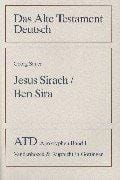 Das Alte Testament Deutsch (ATD), Apokryphen, Bd.1, Jesus Sirach / Ben Sira