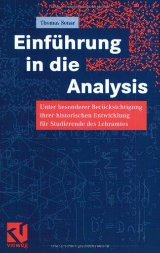 Einführung in die Analysis