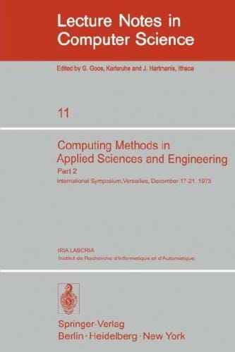 Computing methods in applied sciences and engineering
