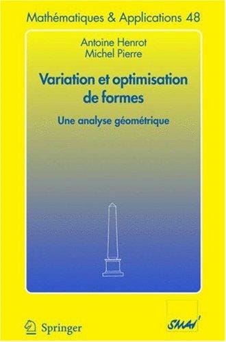 Variation et optimisation de formes
