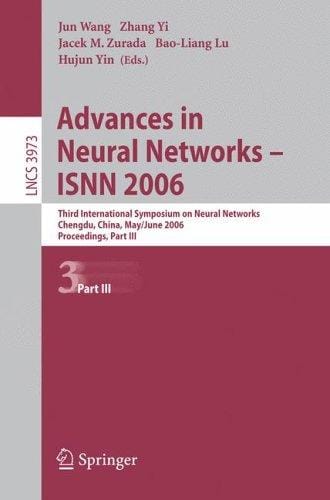 Advances in Neural Networks - ISNN 2006 (vol. # 3973)