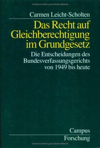 Das Recht auf Gleichberechtigung im Grundgesetz