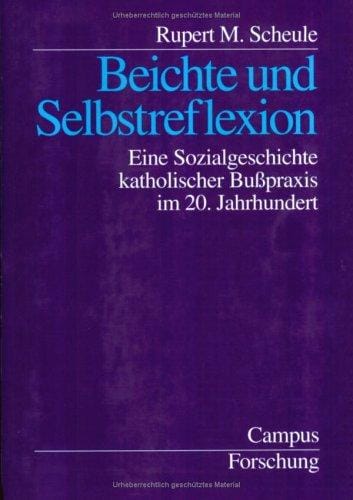 Beichte und Selbstreflexion