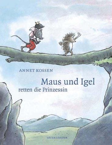 Maus und Igel retten die Prinzessin.