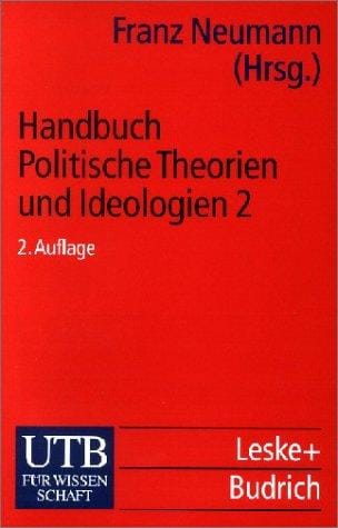 Handbuch Politische Theorien und Ideologien 2