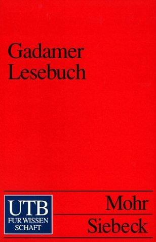Gadamer Lesebuch