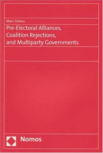Pre-electoral Alliances, Coalition Rejections, and Multiparty Governments