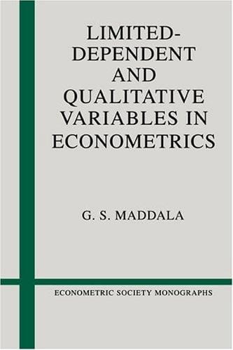 Limited-dependent and qualitative variables in econometrics