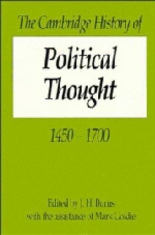 The Cambridge history of political thought, 1450-1700