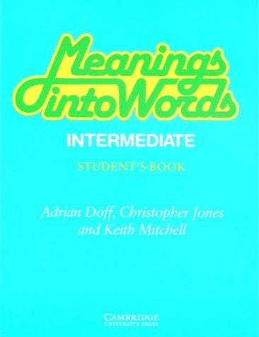 Meanings into words, intermediate