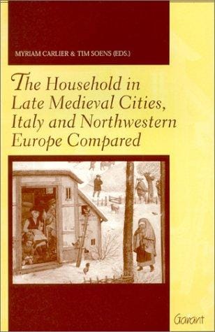 The household in late Medieval cities