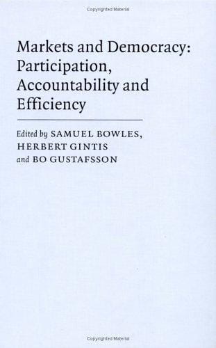 Markets and democracy