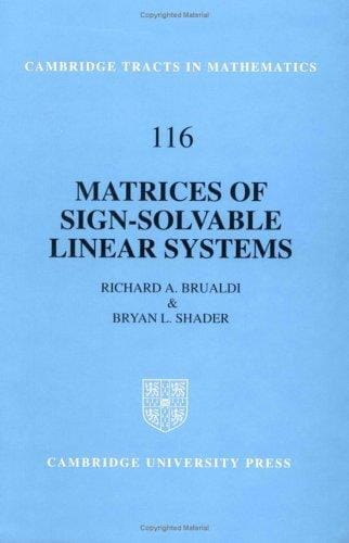 Matrices of sign-solvable linear systems
