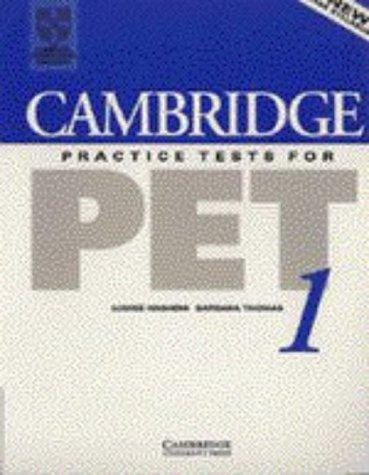 Cambridge practice tests for PET 1