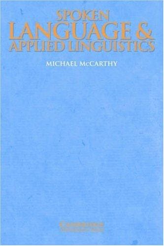 Spoken language and applied linguistics