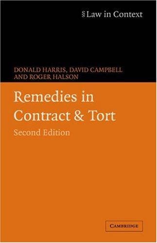Remedies in contract and tort